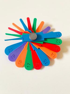 Radius/Fillet Gauge (1°-20°)