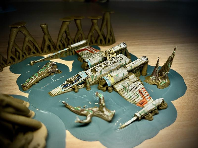 Crashed X-Wing - Star Wars