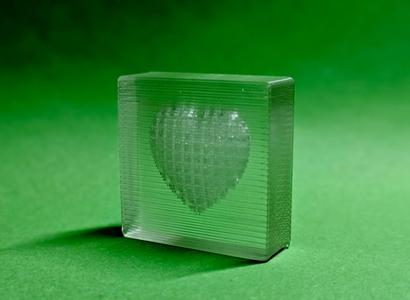 Transparent Crystal - Heart