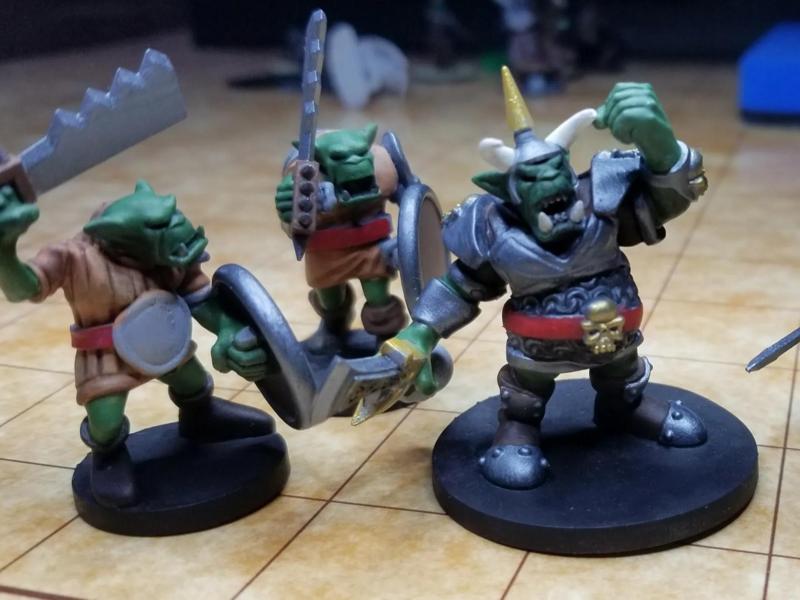 Orc horde dnd miniature pack | Multicolor option