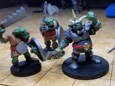 Orc horde dnd miniature pack | Multicolor option
