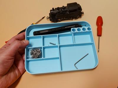 Repair desk organizer