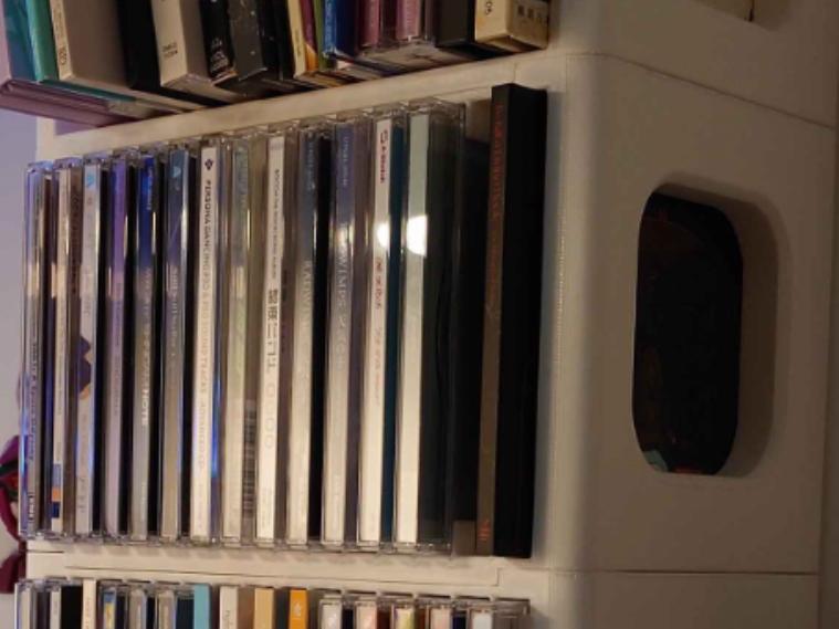 Modular Desktop CD Shelf 