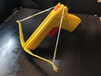 Mini Crossbow & Rubber Band Pistol (ONLY 4 parts)