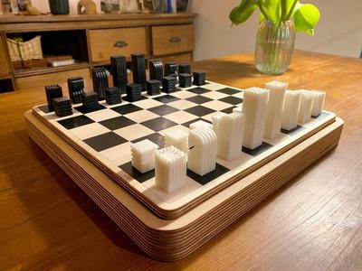 Minimalist Chess Pieces