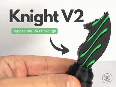 Knight V2 Chess Piece Impossible Passthrough