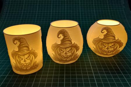 Tealight Halloween lamp