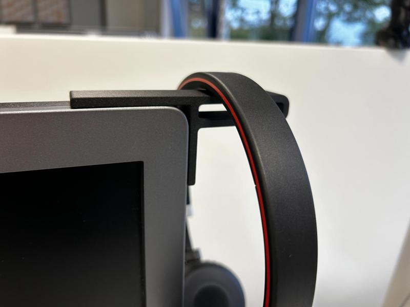 Universal headset monitor mount