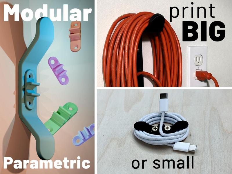 'Choose-Your-Size' Cord Wrap Organizer
