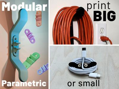 'Choose-Your-Size' Cord Wrap Organizer