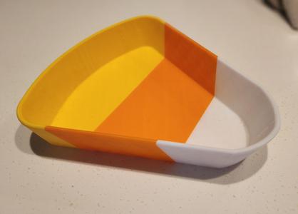 Candy Corn Candy Bowl