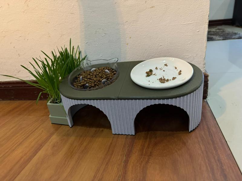 Double Pet Feeder (Bowls Not Included)