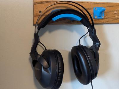 wall mounted headphone holder