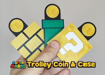 Super Mario Trolley Coin and Mechanical Case