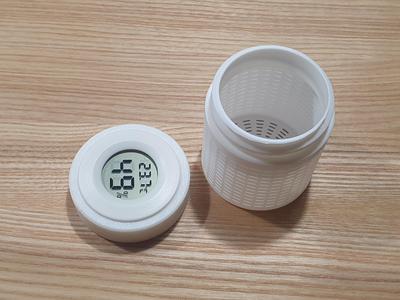 Desiccant container for Bambu Spool /w hygrometer
