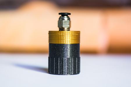 Filament Cap for PTFE Tubes with Silicagel Container M10 push fitting