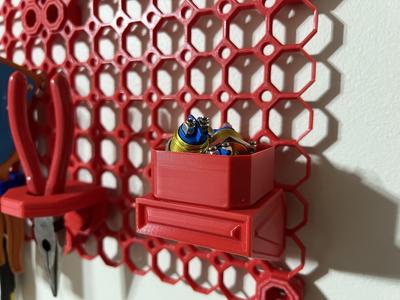 Decorative 1x1x0.25, No Lock Holes, Multigrid Bin - Daboo