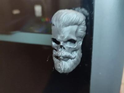 Beard Skull Doorhandle