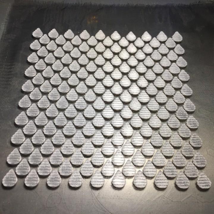 Spikey Drops (on Fabric) 
