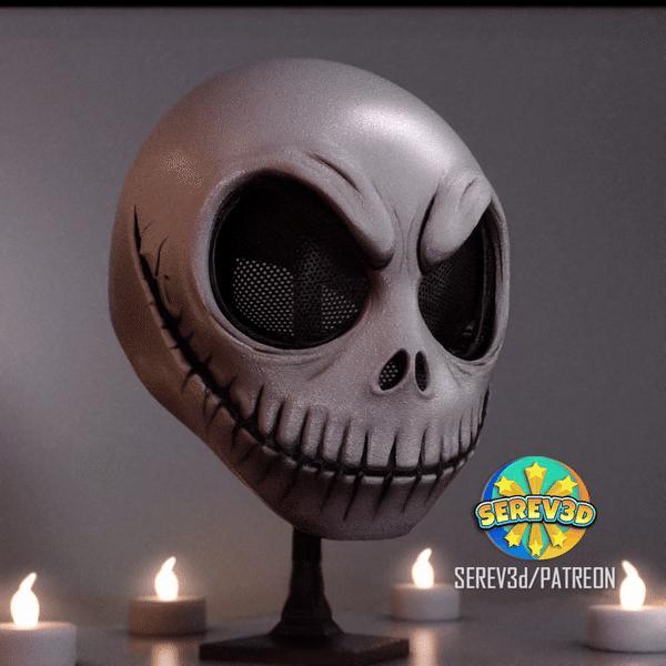 Mask-Jack Skellington Nightmare Christmas-SEREV3d