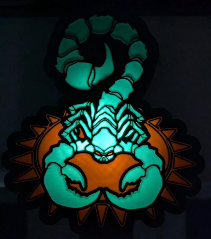 Green Scorpions Lightbox