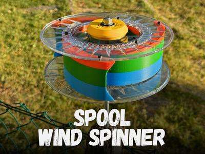 Spool Wind Spinner: Recycle your Filament Spool