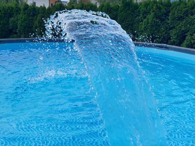 Intex pool fountain direct mounting (no supports)
