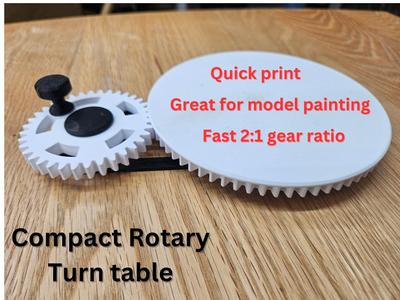 COMPACT MANUAL ROTARY TABLE