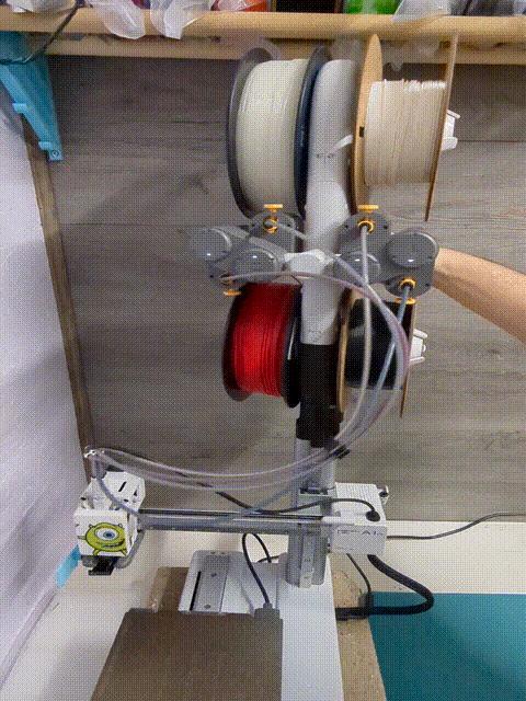 A1 Mini AMS Lite Rotating Top Mount Vertical Stand