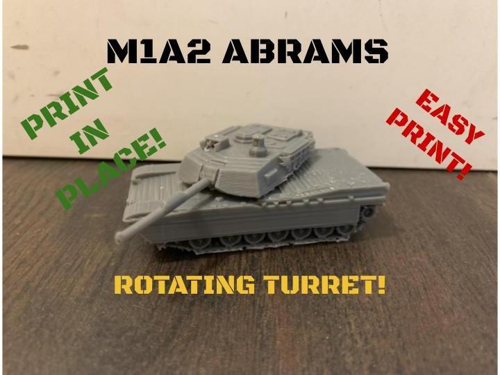 Print In Place M1A2 Abrams