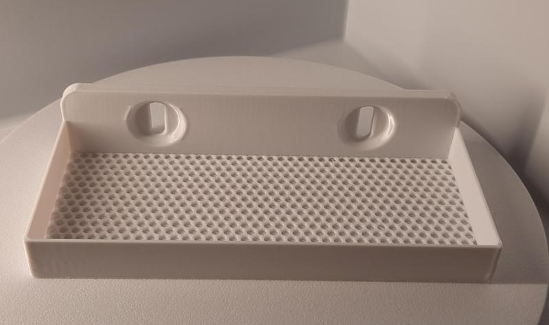 Skadis shelf with T-Clip (2 sizes), large version