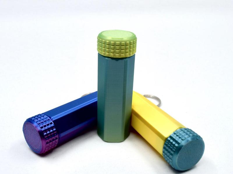 Chapstick Container Keychain