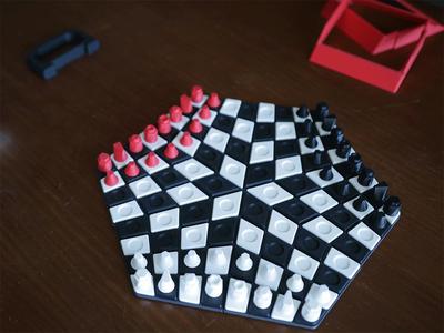 Bestagon Three-Person Chess - Travel