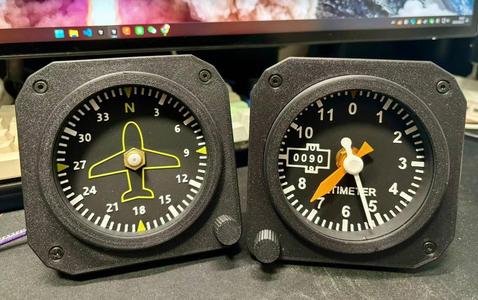 Heading Indicator Clock / 航向仪时钟