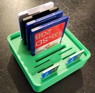 Gridfinity SD Card & Micro SD Card Holder