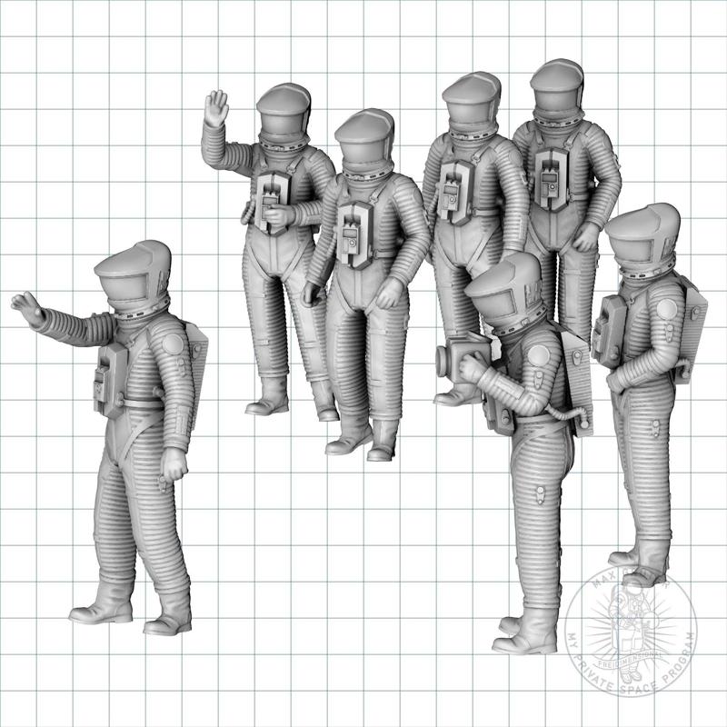 Lunar Astronaut Set - 2001 A Space Odyssey