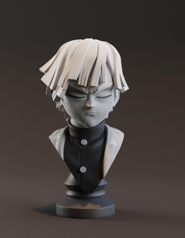 Zenitsu Agatsuma 3D-Büste