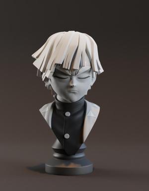 Zenitsu Agatsuma 3D-Büste