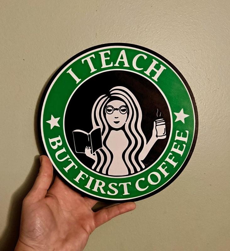 Teacher Coffee Sign