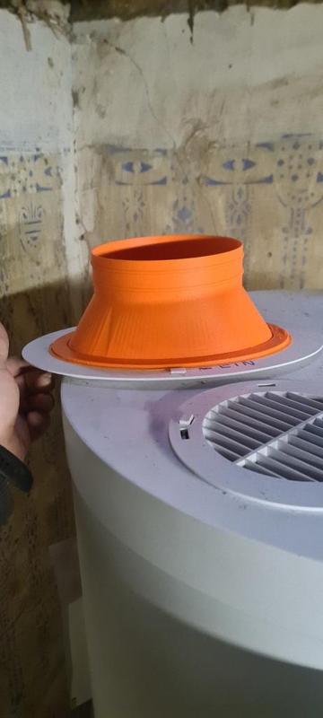 Zuluft-Adapter 150mm Viessman Vitocal 060 Umluftmodel