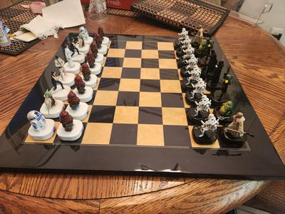 Star Wars Chess Set With Bases