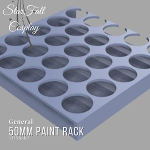 50mm Paint Rack Organizer