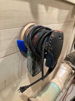 Bosch 5 inch Random orbit sander wall hanger