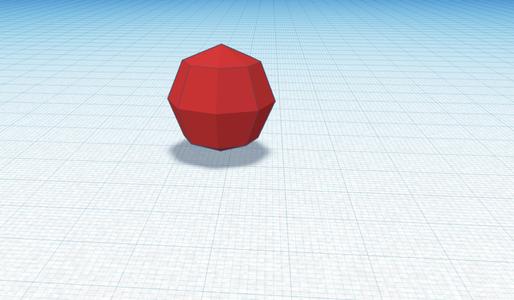 low poly soccer ball