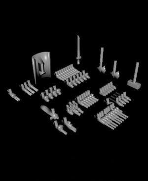 Minifigure Compatible Weapons V3