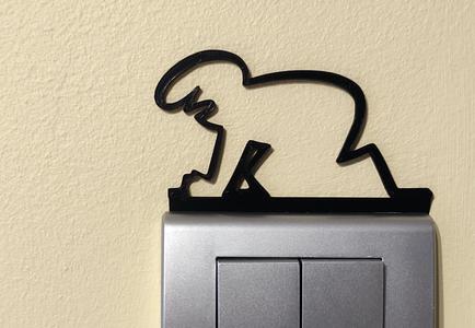 Funny Light Switch Gadget – La Linea Balum 31