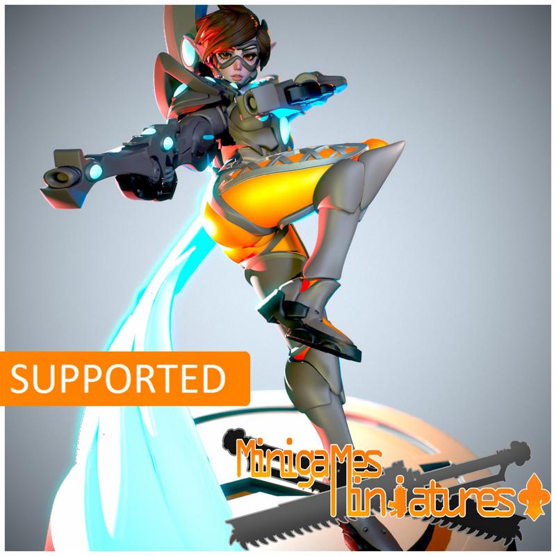 Tracer space elf anime figurine