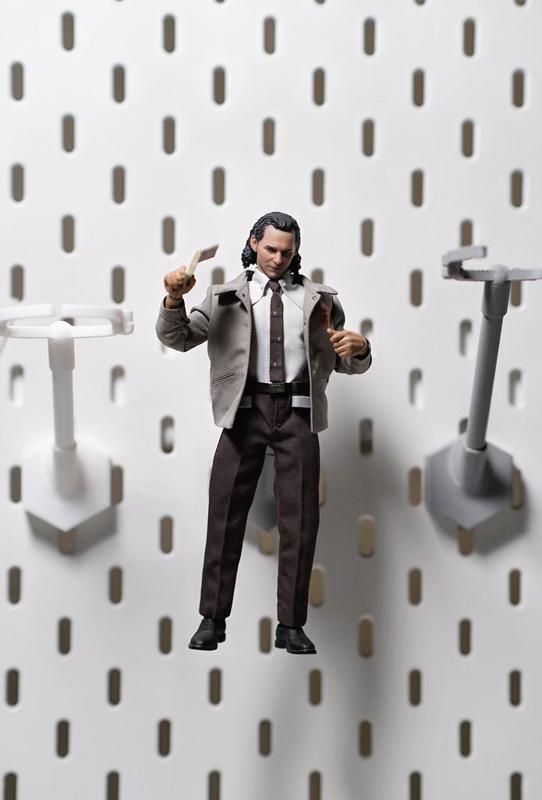 IKEA SKÅDIS Adjustable Action Figure Stand – Modular Display System