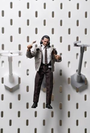 IKEA SKÅDIS Adjustable Action Figure Stand – Modular Display System