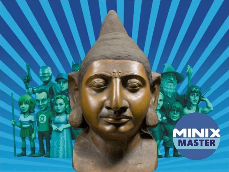 burma buddha bust